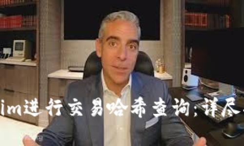 如何使用Tokenim进行交易哈希查询：详尽指南与实用技巧