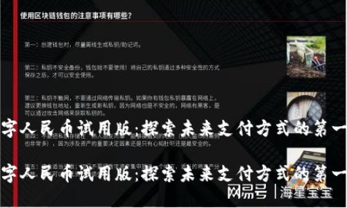 数字人民币试用版：探索未来支付方式的第一步

数字人民币试用版：探索未来支付方式的第一步